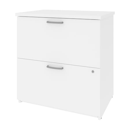 Bestar Universel 29W Lateral File Cabinet  in white 46630-1117